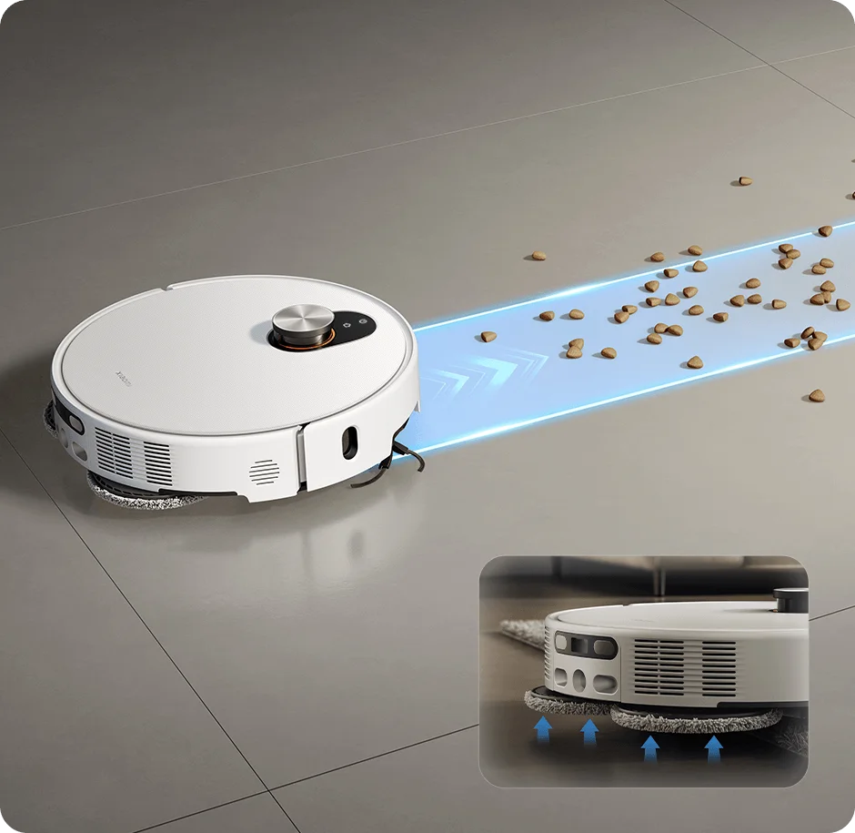 جاروبرقی رباتیک شیائومی مدل Xiaomi Robot Vacuum 5 حرکت خودکار پدها