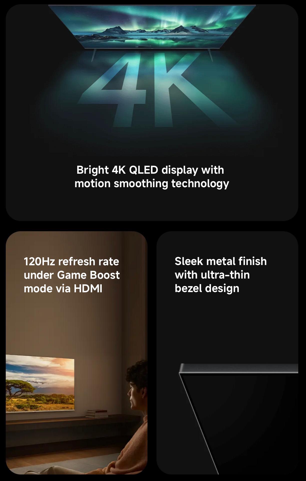تلویزیون هوشمند شیائومی مدل Xiaomi Tv A Pro QLED 2026